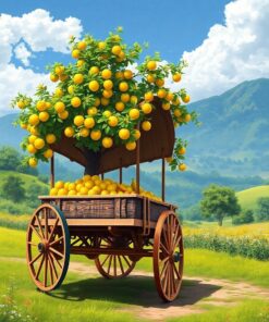 Fruit Wagon Paint Numbers