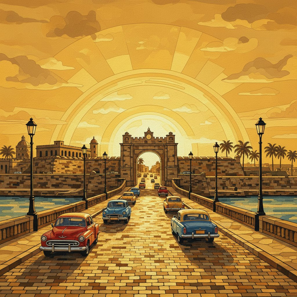 realistic-golden-havana-gateway-paint-by-numbers-kit