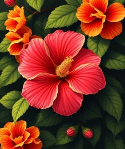 Hibiscus Brew Paint Numbers