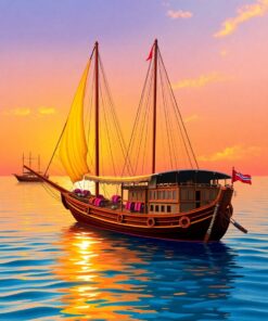 Hour Dhow Paint Numbers