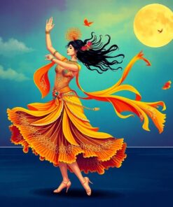 Realistic Golden Island Dancer Paint By Numbers