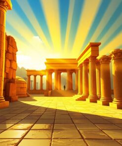 Temple Rays Paint Numbers