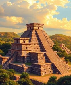 Teotihuacan Ruins Paint Numbers