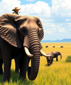 Elephant Journey Paint Numbers