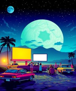 SciFi Night Paint Numbers