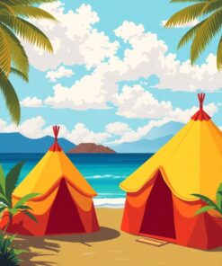 Shoreline Tents Paint Numbers