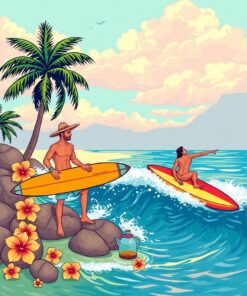 Surf Nostalgia Paint Numbers