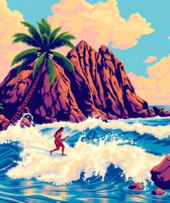 Surf Poster Paint Numbers