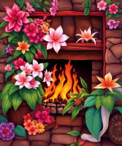 Exotic Blooms Paint Numbers