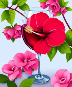 Wine Glass Paint Numbers