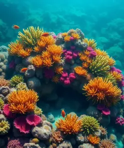 Realistic Hidden Coastal Reef Paint By Numbers