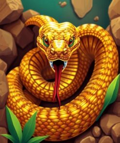 Egyptian Serpent Paint Numbers