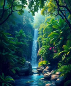 Jungle Oasis Paint Numbers