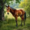 Realistic Hidden Pasture Foal Paint By Numbers