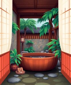 Tropical Bath Paint Numbers