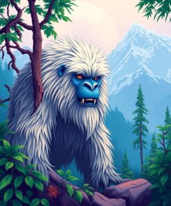 Jungle Yeti Paint Numbers