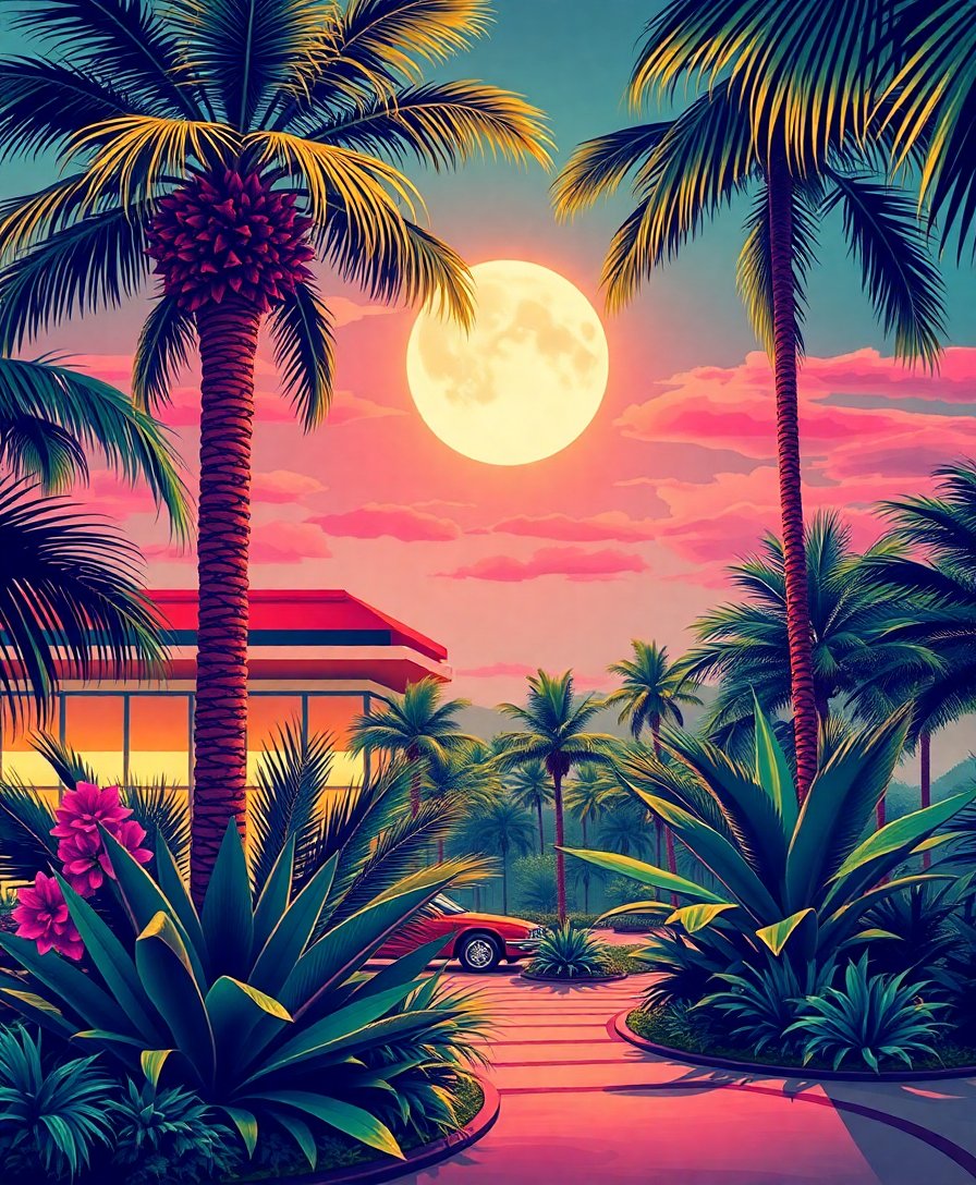 Palm Glamour Paint Numbers Palm Glamour Paint Numbers