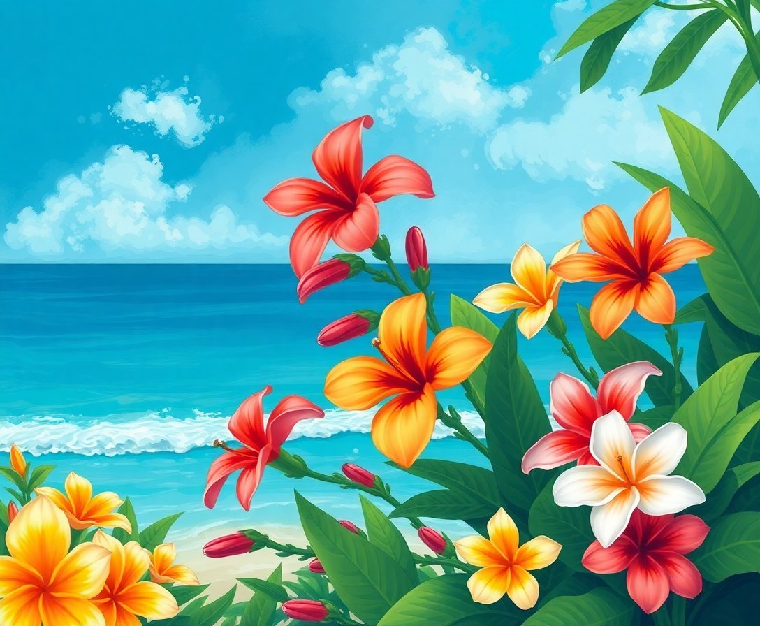 realistic-honolulu-impressionist-flora-paint-by-numbers-kit