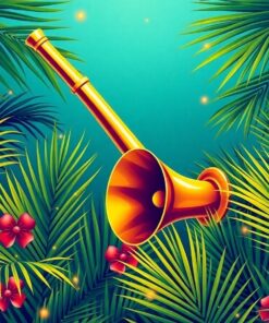 Among Palms Paint Numbers