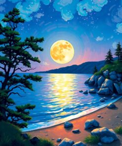 Lunar Bay Paint Numbers