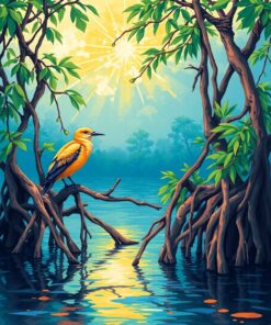 Mangrove Birds Paint Numbers