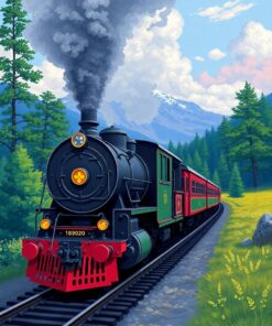 Steam Train Paint Numbers