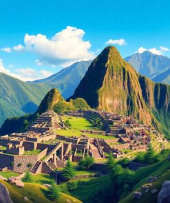 Mountain Ruins Paint Numbers