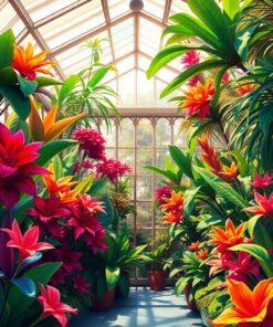 Exotic Flora Paint Numbers