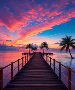 Boardwalk Dusk Paint Numbers