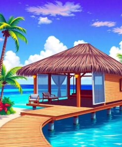 Cabana Retreat Paint Numbers