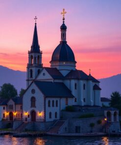 Church Dusk Paint Numbers