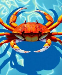 Realistic Island Crab Shadows Paint By Numbers
