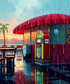 Diner Rain Paint Numbers