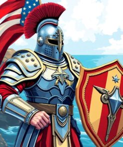 Realistic Island Hero Armor Paint By Numbers