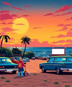 Movie Night Paint Numbers