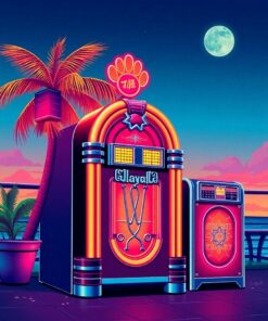 Neon Tunes Paint Numbers