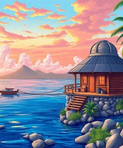 Island Observatory Paint Numbers