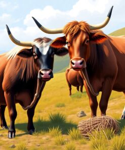 Oxen Farming Paint Numbers