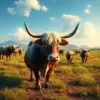 Realistic Island Oxen Farming Paint By Numbers