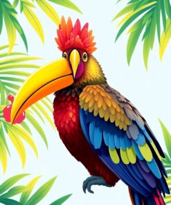 Party Bird Paint Numbers