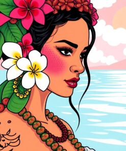 Plumeria Maiden Paint Numbers