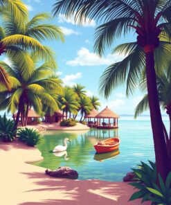 Rattan Oasis Paint Numbers