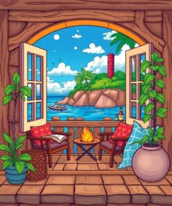 Reading Nook Paint Numbers