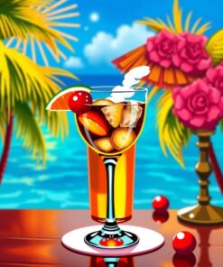 Rum Glass Paint Numbers