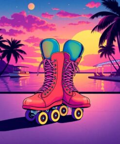 Skate Boots Paint Numbers