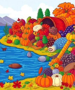 Thanksgiving Yield Paint Numbers