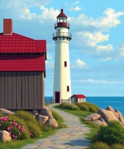 Tower Morning Paint Numbers