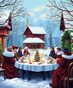 Winter Banquet Paint Numbers