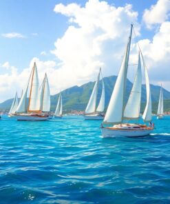 Yacht Race Paint Numbers