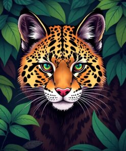 Bearcat Portrait Paint Numbers